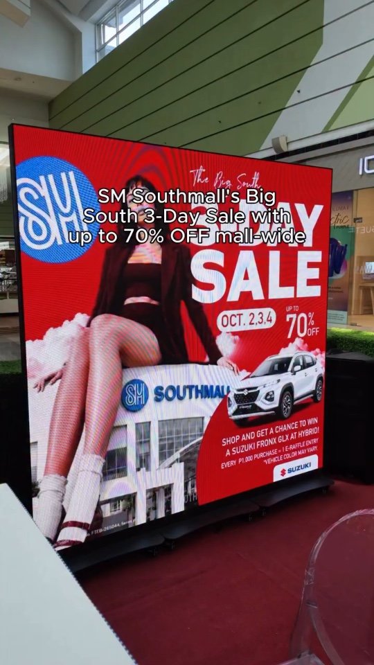 We visited SM Southmall's Big 3-Day Sale that's only until October 4, and it's up to 70% off mall-wide! 😮